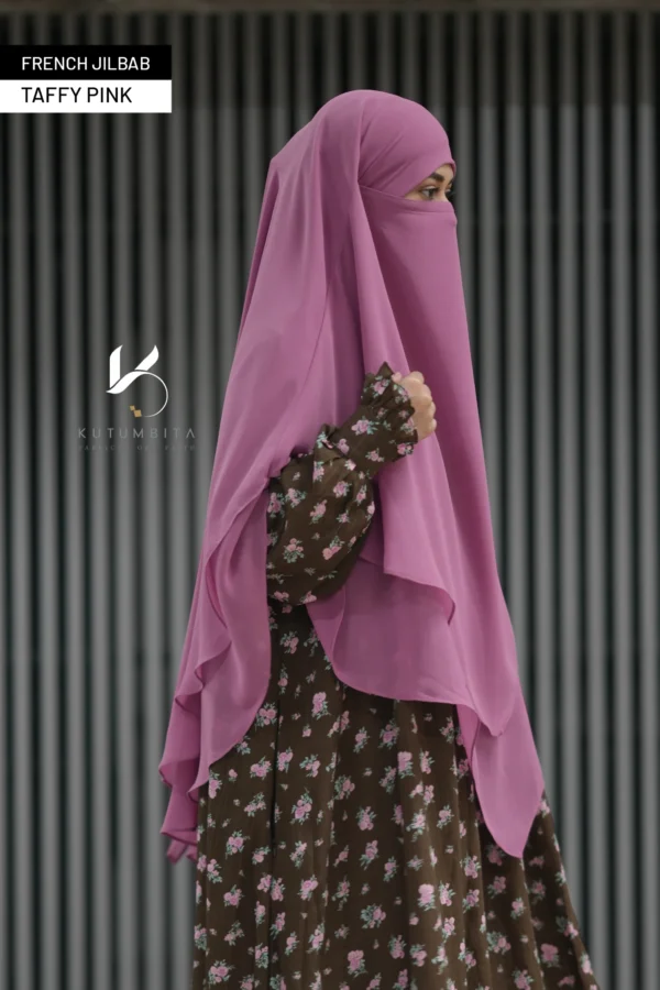 FRENCH JILBAB-TAFFY PINK