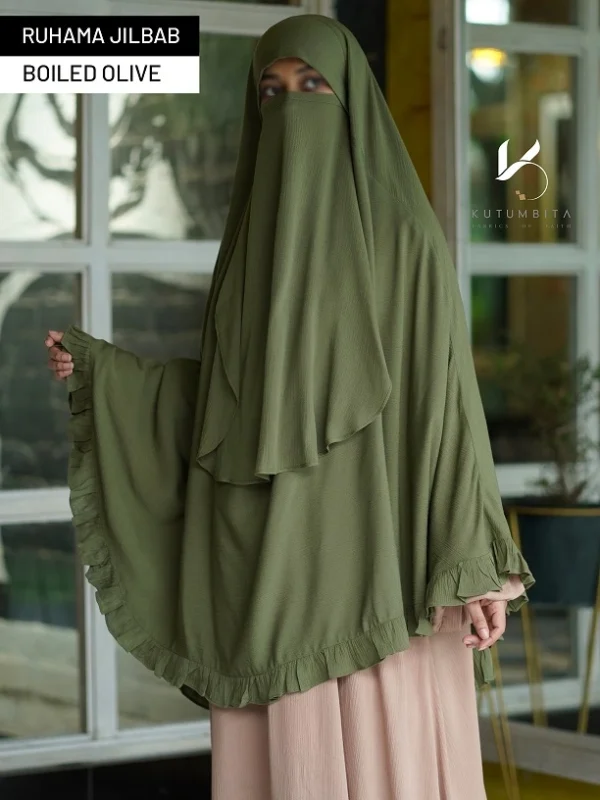 Ruhama Jilbab-Boiled Olive