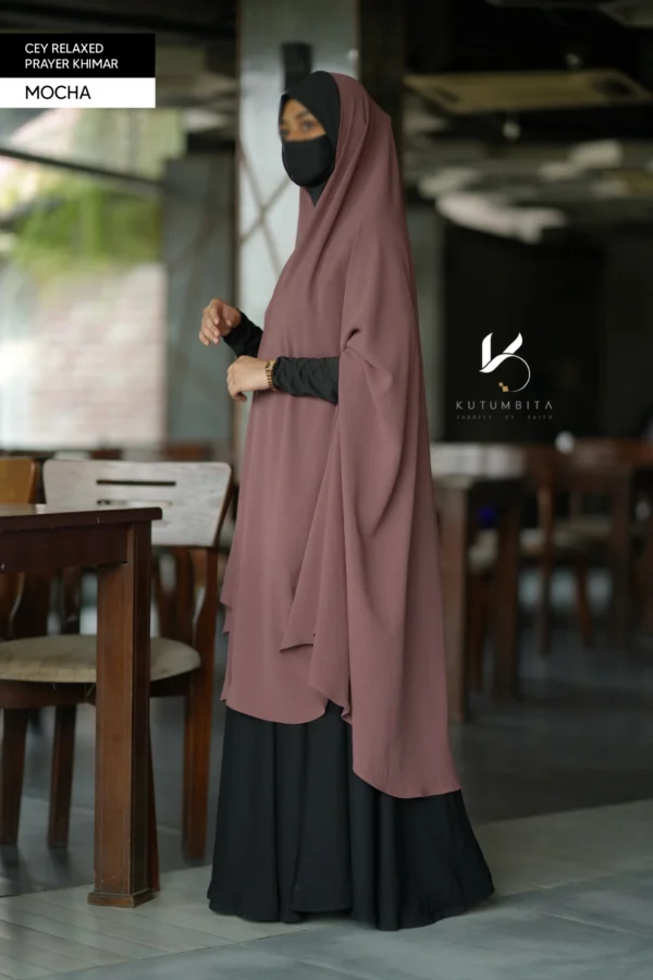 CEY RELAXED PRAYER KHIMAR-MOCHA