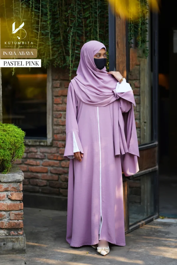Inaya Abaya-Pastel Pink