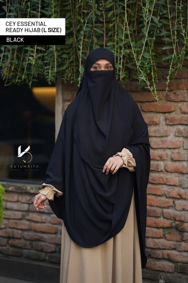 CEY Essential Ready Hijab-Black