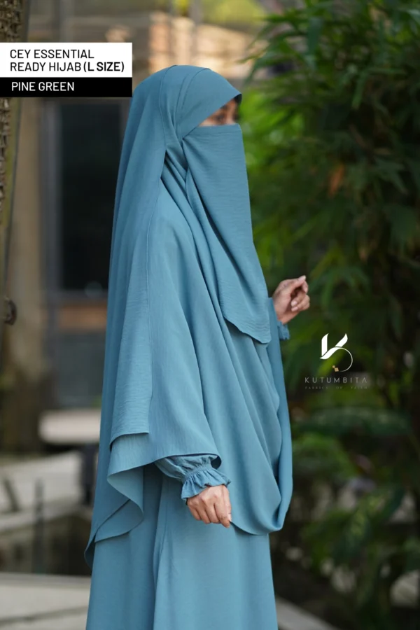 CEY Essential Ready Hijab-Pine Green