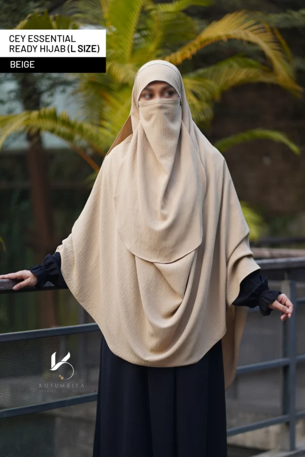 CEY Essential Ready Hijab-Beige