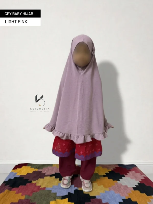 Cey Baby Hijab-Pastel Pink