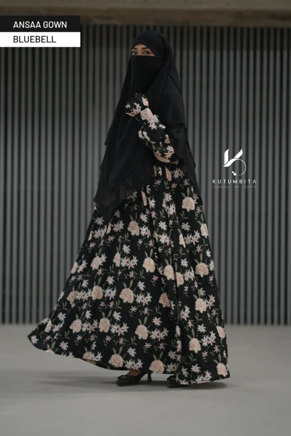 Ansaa Gown-BLUEBELL