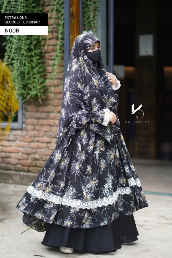 Extra Long All Purpose Georgette Khimar- Noor