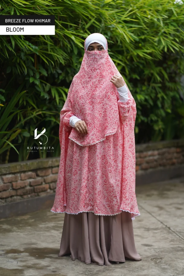 Breeze Flow Khimar-Bloom